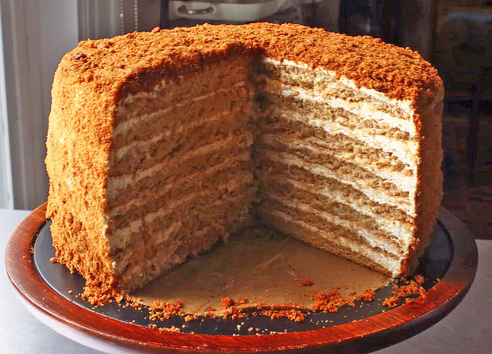 Gâteau le Russe - recette d'un gâteau unique